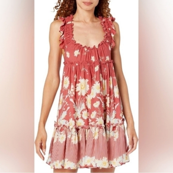 NWT Free People Bali Wild Daisy Slip Dress $88 - Picture 3 of 9